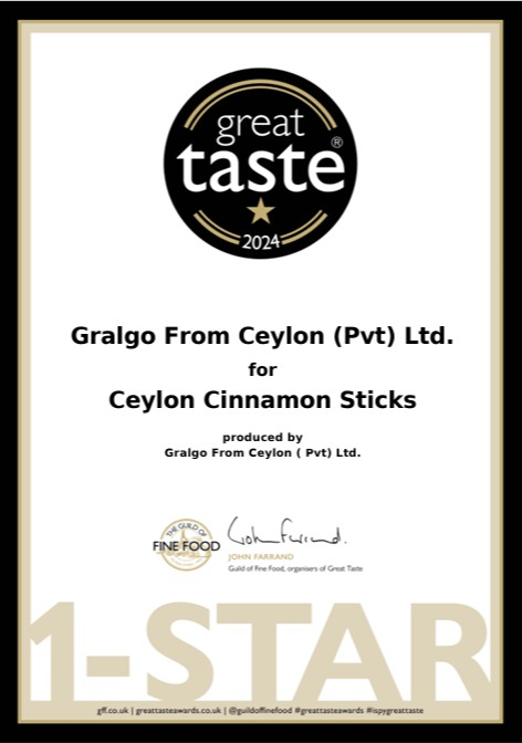 Great Taste certificate