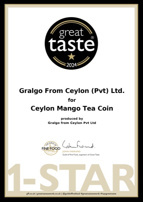 Great Taste certificate